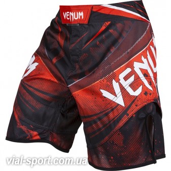Шорти Venum Galactic Fightshorts Black Red